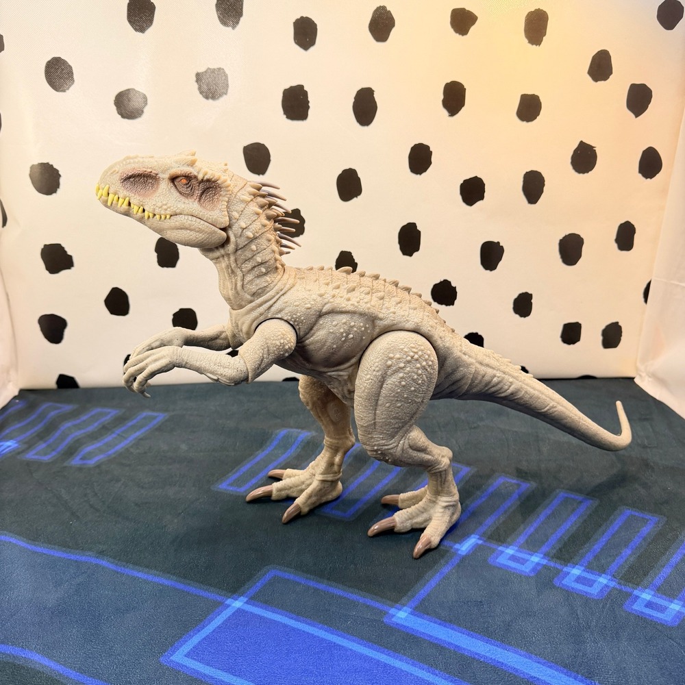 Mattel Jurassic World Indominus Rex Action Figure Kids Gray Dinosaur Toy